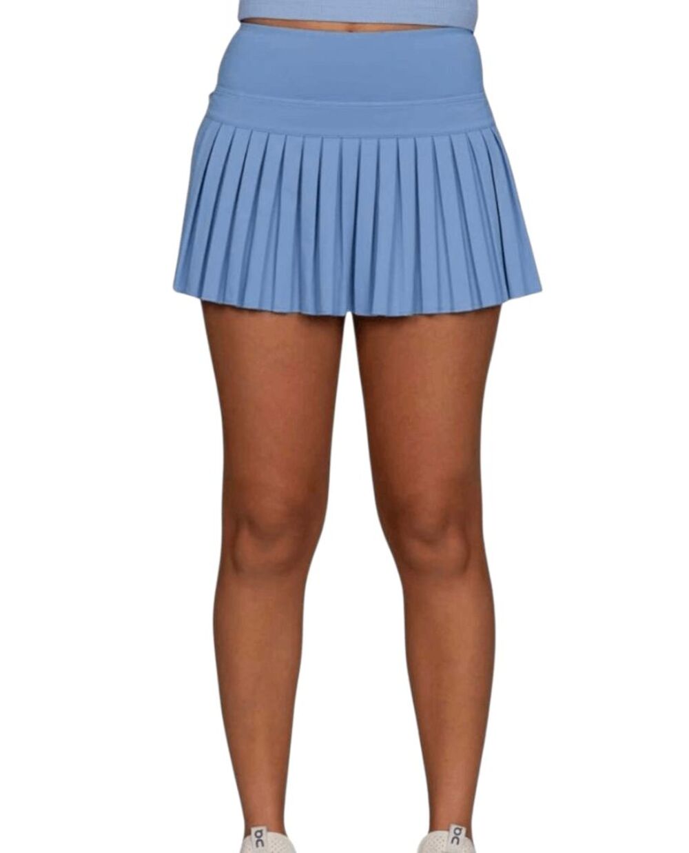 GOLDHINGE Baby Blue Pleated Tennis Skirt Size Small